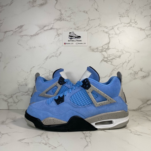 Air Jordan 4 Retro GS 'University Blue' - Picture 2 of 8